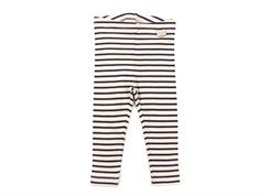 Petit Piao leggings mysterioso/tapioka stripes